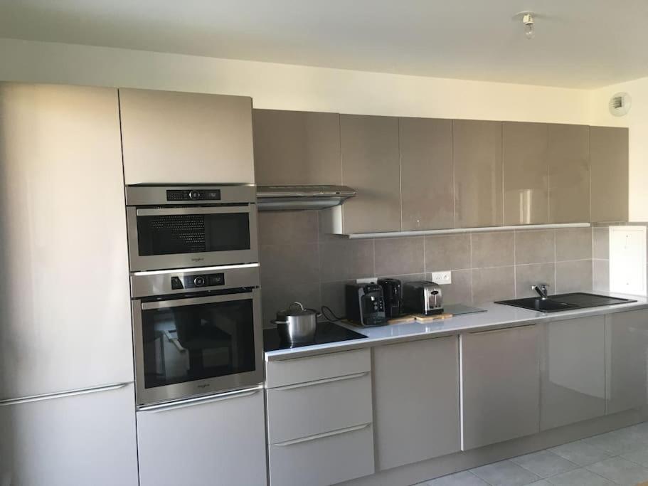 Appartement 87 M2 - 3 Chambres - 6 Personnes - Proche Paris - Parking Gratuit Аньер-сюр-Сен Экстерьер фото