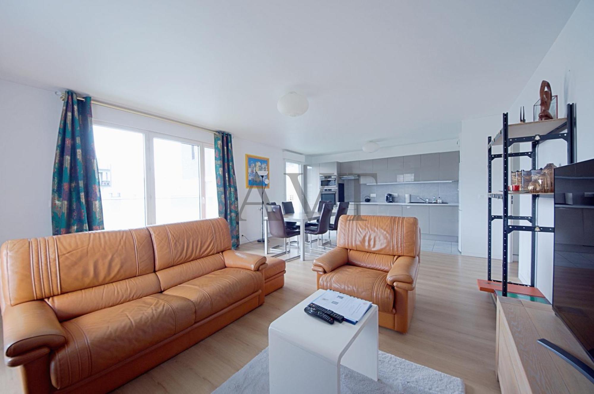 Appartement 87 M2 - 3 Chambres - 6 Personnes - Proche Paris - Parking Gratuit Аньер-сюр-Сен Экстерьер фото